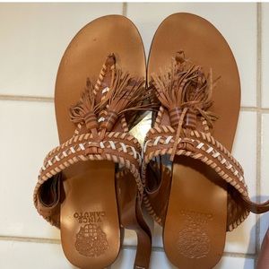 Vince Camuto tassel summer sandals